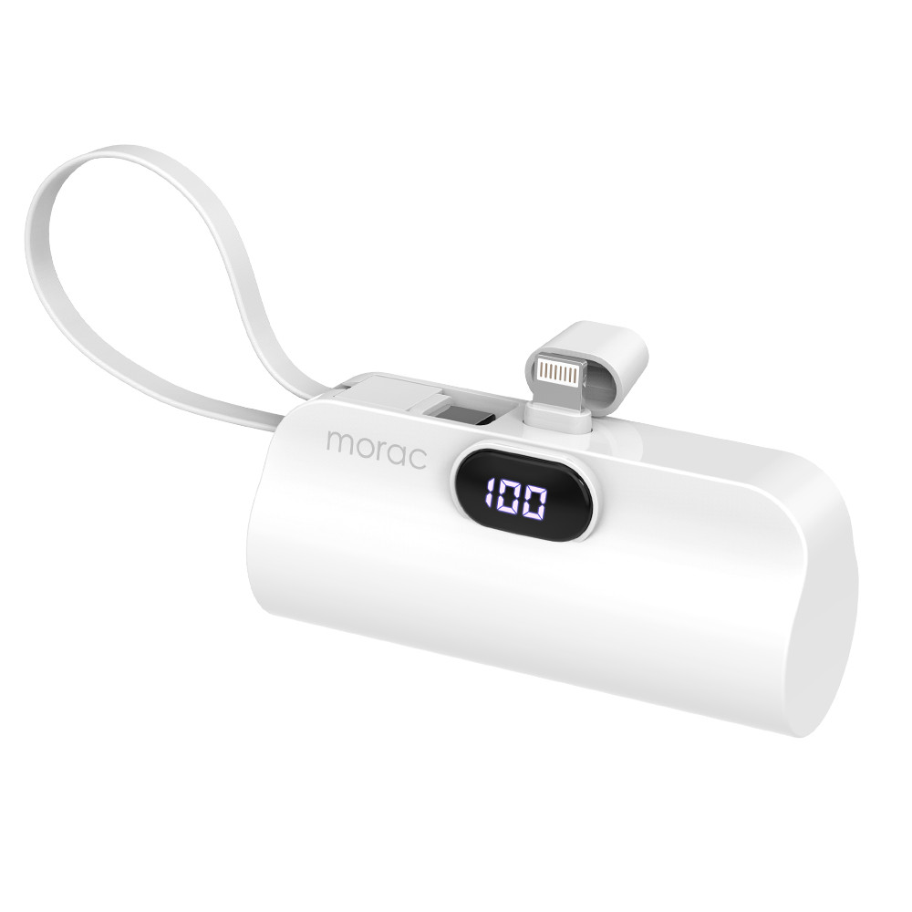 모락 런처 2in1 도킹형 디스플레이 보조배터리 8핀 5000mAh 미니 휴대용 이미지 7