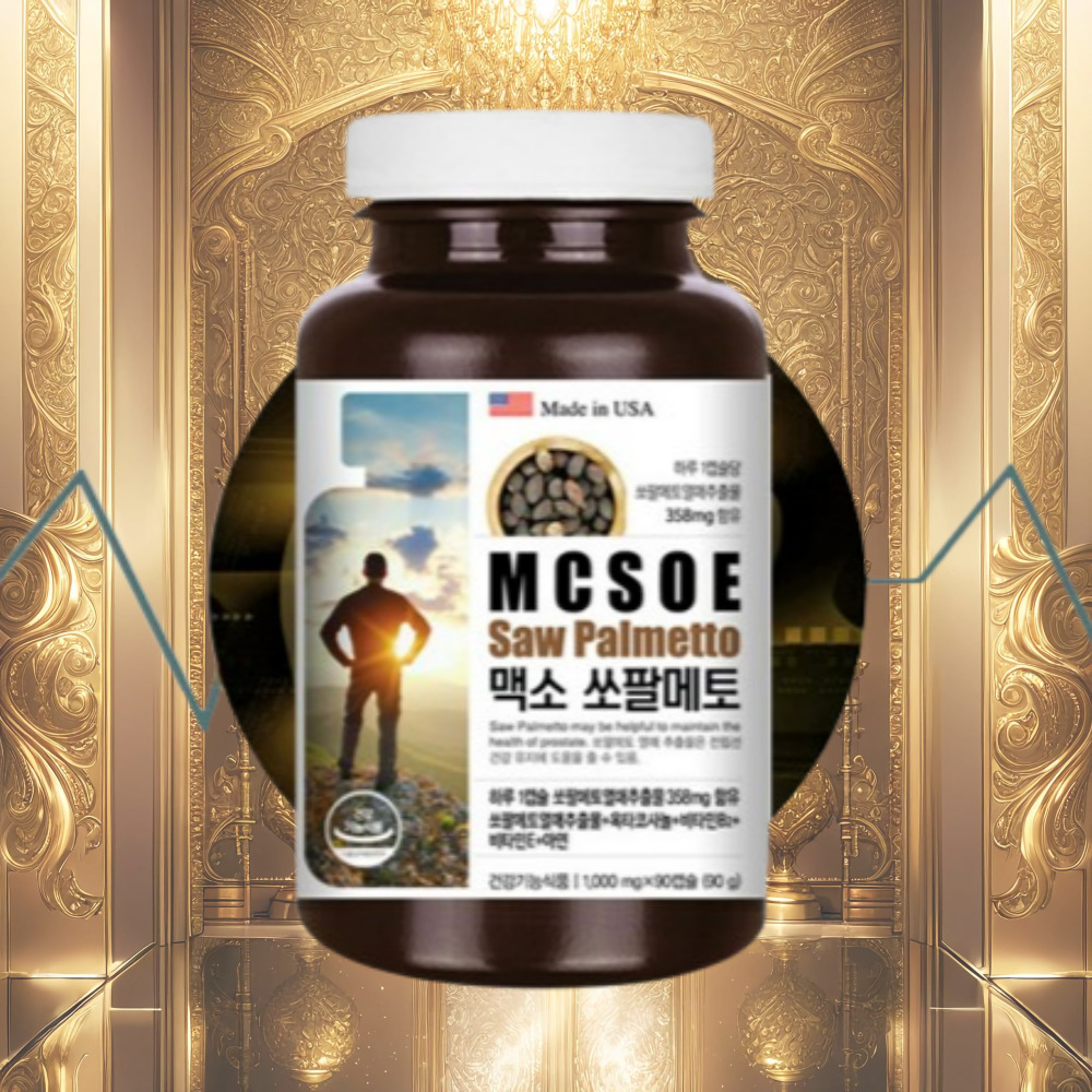 미국산 쏘팔메토 맥소쏘팔메토 옥타코사놀 3개월분