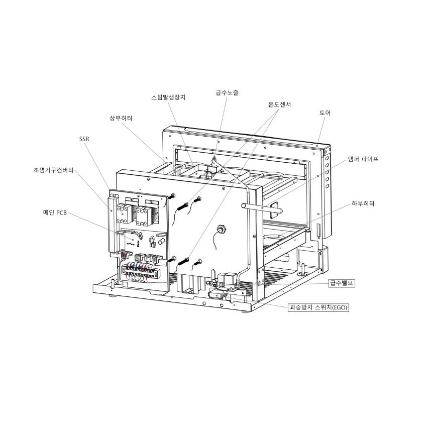 미니데크오븐 1매1단 가정용빵오븐기 소형제빵오븐