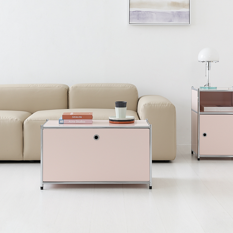 심플리 수납장 BC012 770x400x445mm, 1단, 라이트핑크 7522.5921 - 상세 이미지 4