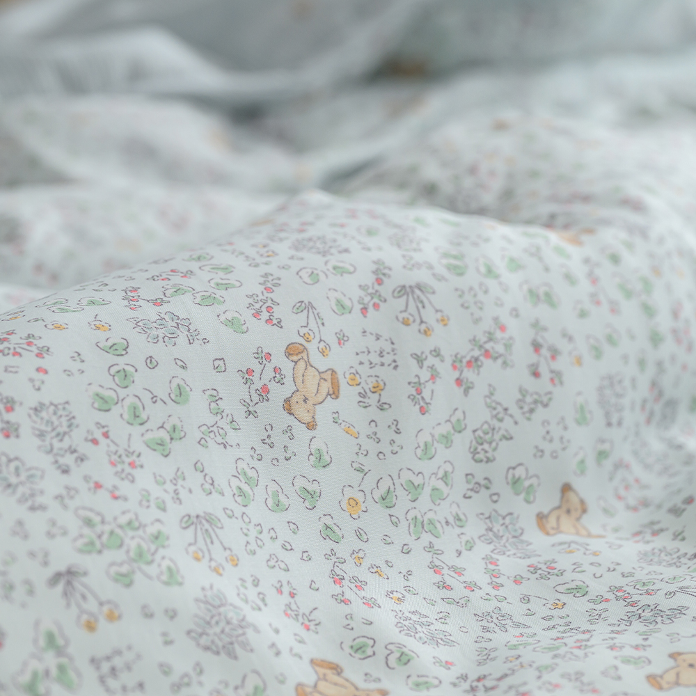 모달이불 귀여운 곰돌이패턴 소미 SS Q 수앤지 사계절이불