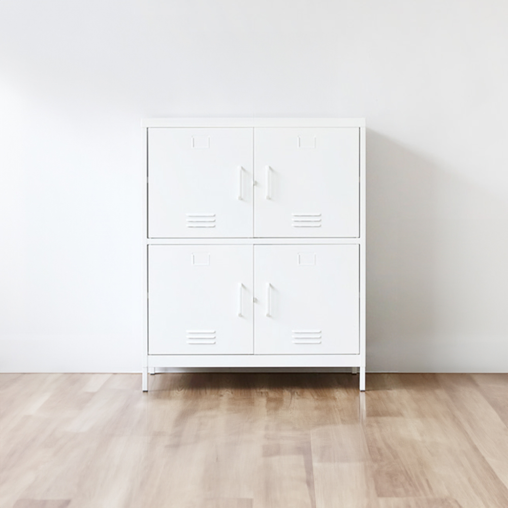 MKB 캐비넷 4문 락커 9131110 913x455x1110mm, 2단, 화이트 5914.5061 이미지 8