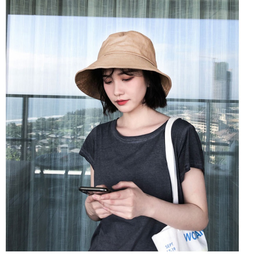 여성 여름 여행용모자 여름용모자 캠핑용 캠핑 휴양지모자 - 상세 이미지 2