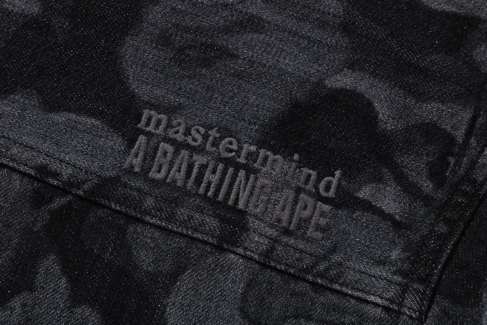 베이프 자켓 BAPE X MMJ SKULL CAMO 12 OZ DENIM JACKET 14TH 1K73-140-902 - 상세 이미지 4