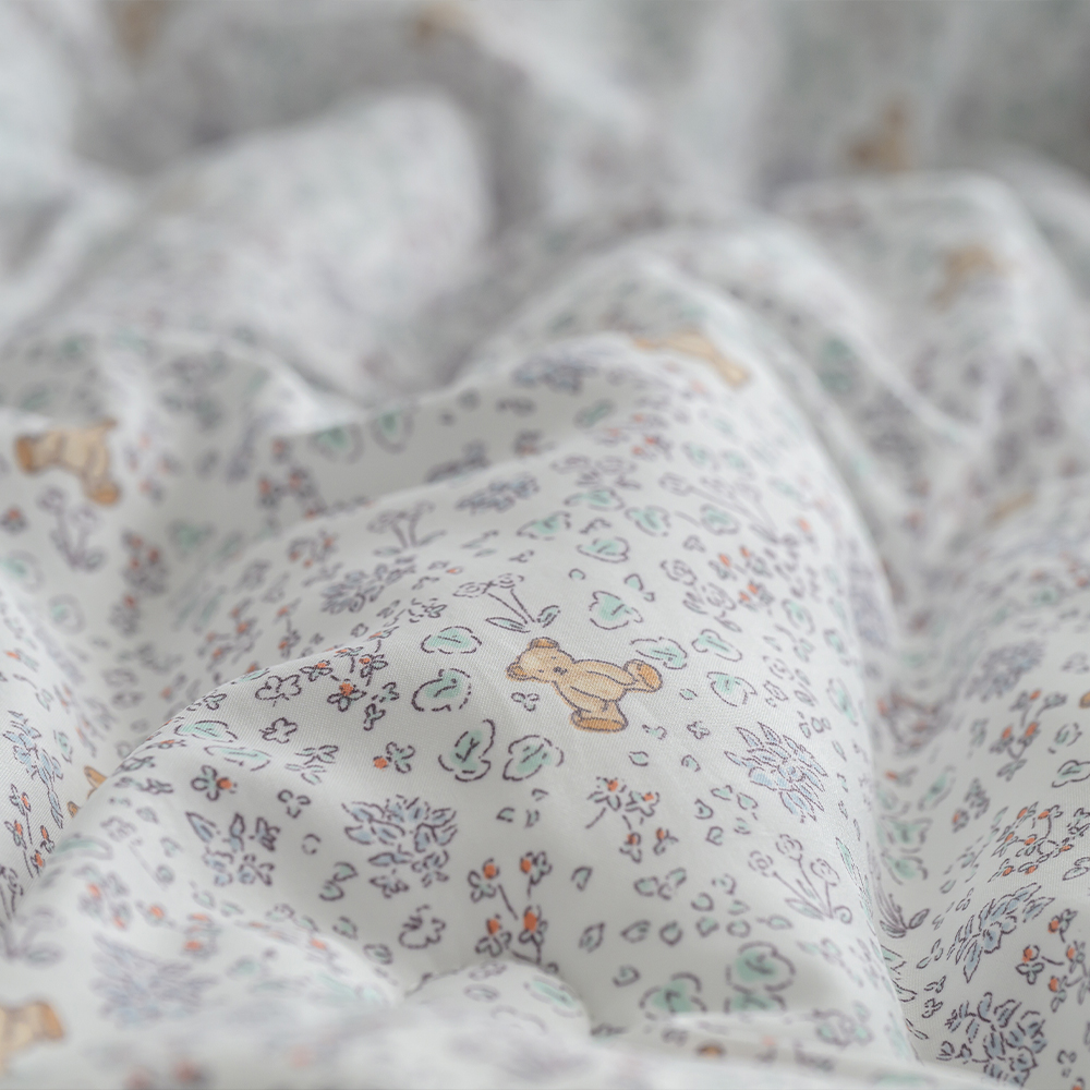 모달이불 귀여운 곰돌이패턴 소미 SS Q 수앤지 사계절이불