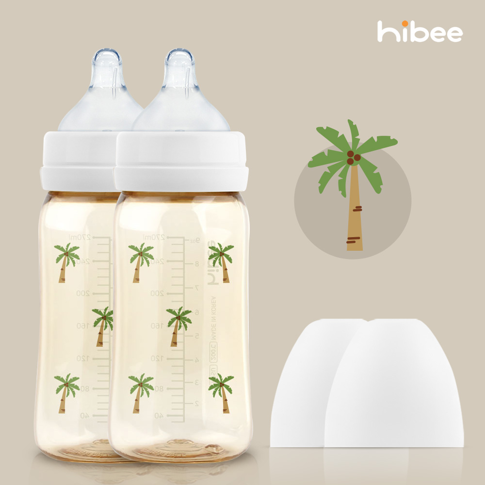 하이비 PPSU 에잇벤트 배앓이방지 젖병 270ml 트윈팩 야자수 - 상세 이미지 2