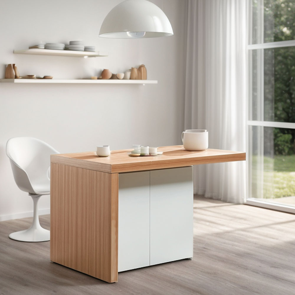 h720 1200 A형 아일랜드식탁 2인용 4인용 수납식탁 조리대 테이블