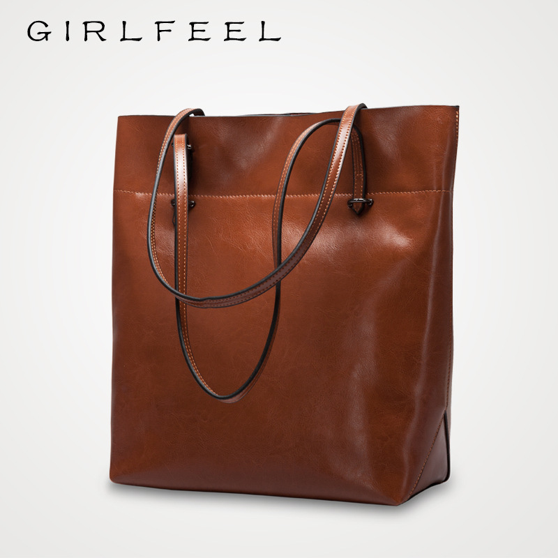 레트로 버킷백 쇼퍼 천연소가죽 빅숄더백 출근 서류