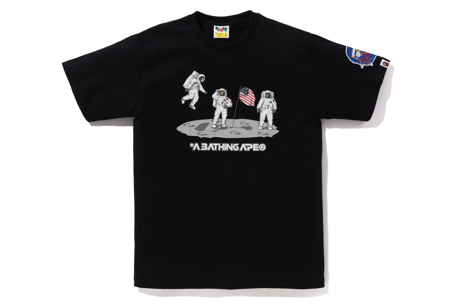 베이프 반팔티 MOON LANDING TEE 1K70-110-015 - 상세 이미지 3