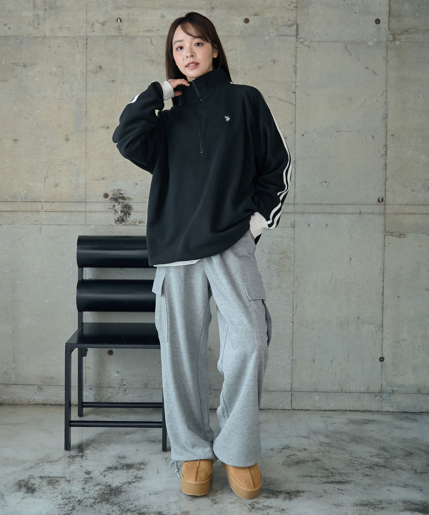 24FW U.S. Polo Assn 폴로 반집업맨투맨 플리스맨투맨 남녀공용 상세 이미지 61