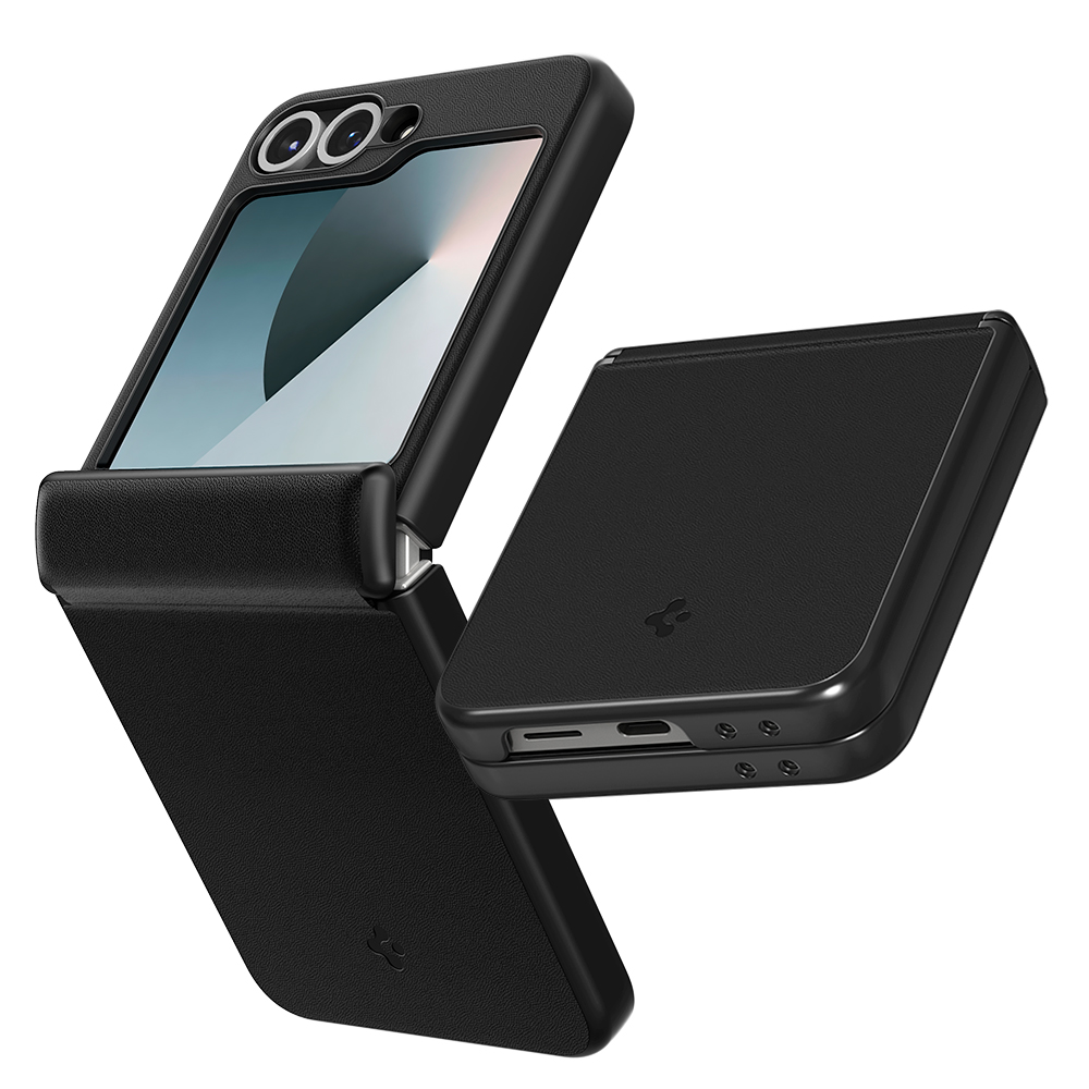 갤럭시 맥세이프 케이스 가죽 발렌티누스 맥핏 블랙, 갤럭시Z 플립7 FE