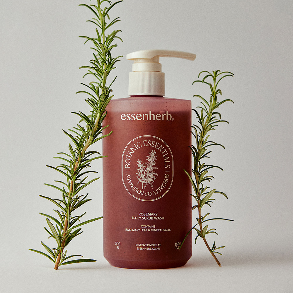 에센허브 로즈마리 데일리 스크럽 워시 500ml - 상품 이미지