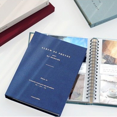 아이코닉 코멘터리 포토인 4:6 사이즈 사진 포켓 미니 스프링 메모 앨범 100매입 - 상세 이미지 3