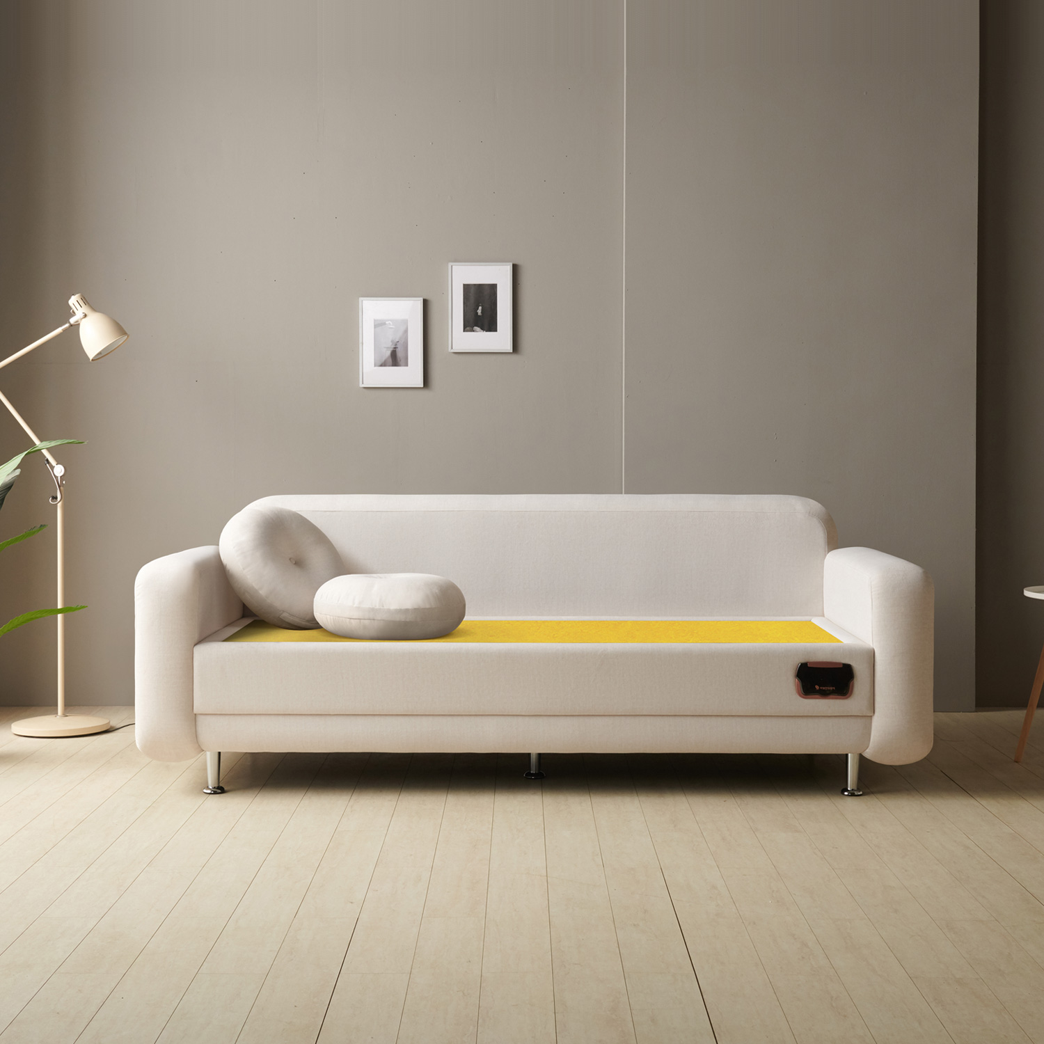 가보건강침대 F포그니SE 황토 밀양흙침대 세라믹볼 세라믹스 돌침대 3인용 패브릭 소파