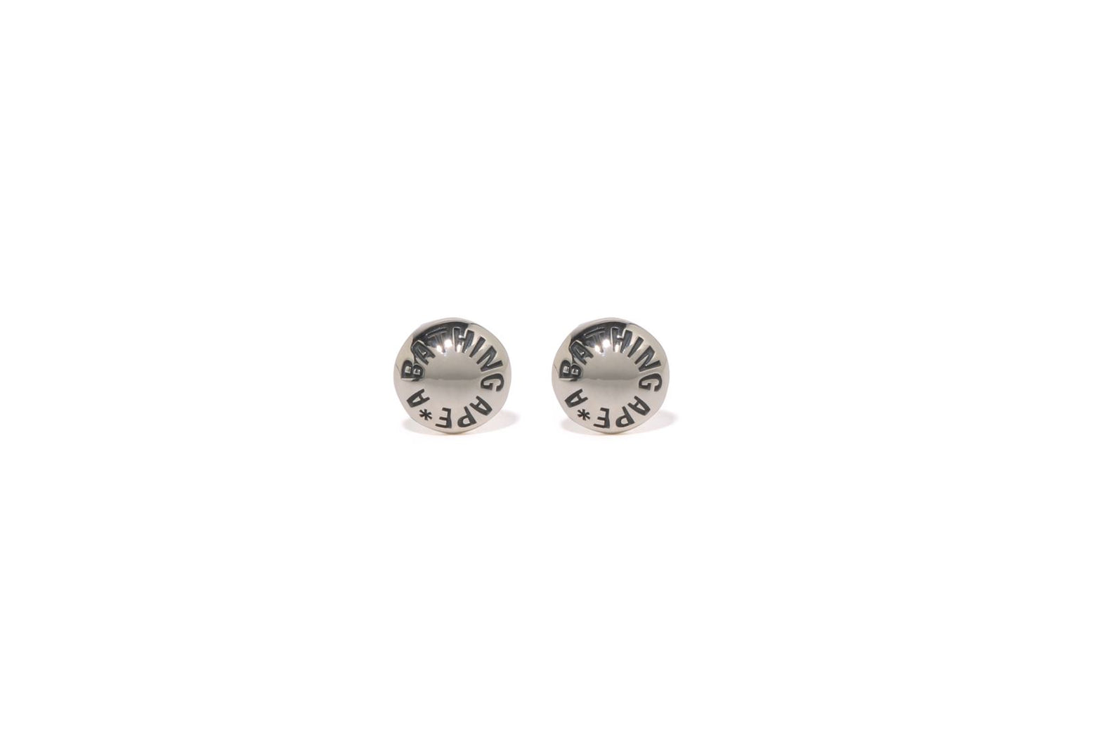 베이프 귀걸이 MEN A BATHING APE BUTTON EARRINGS 1K80-182-030 - 상세 이미지 2