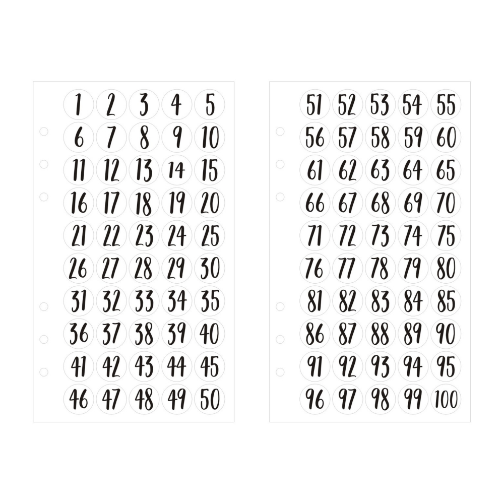 현금 챌린지 스티커 다이어리 바인더 가계부 인덱스 - 상세 이미지 5