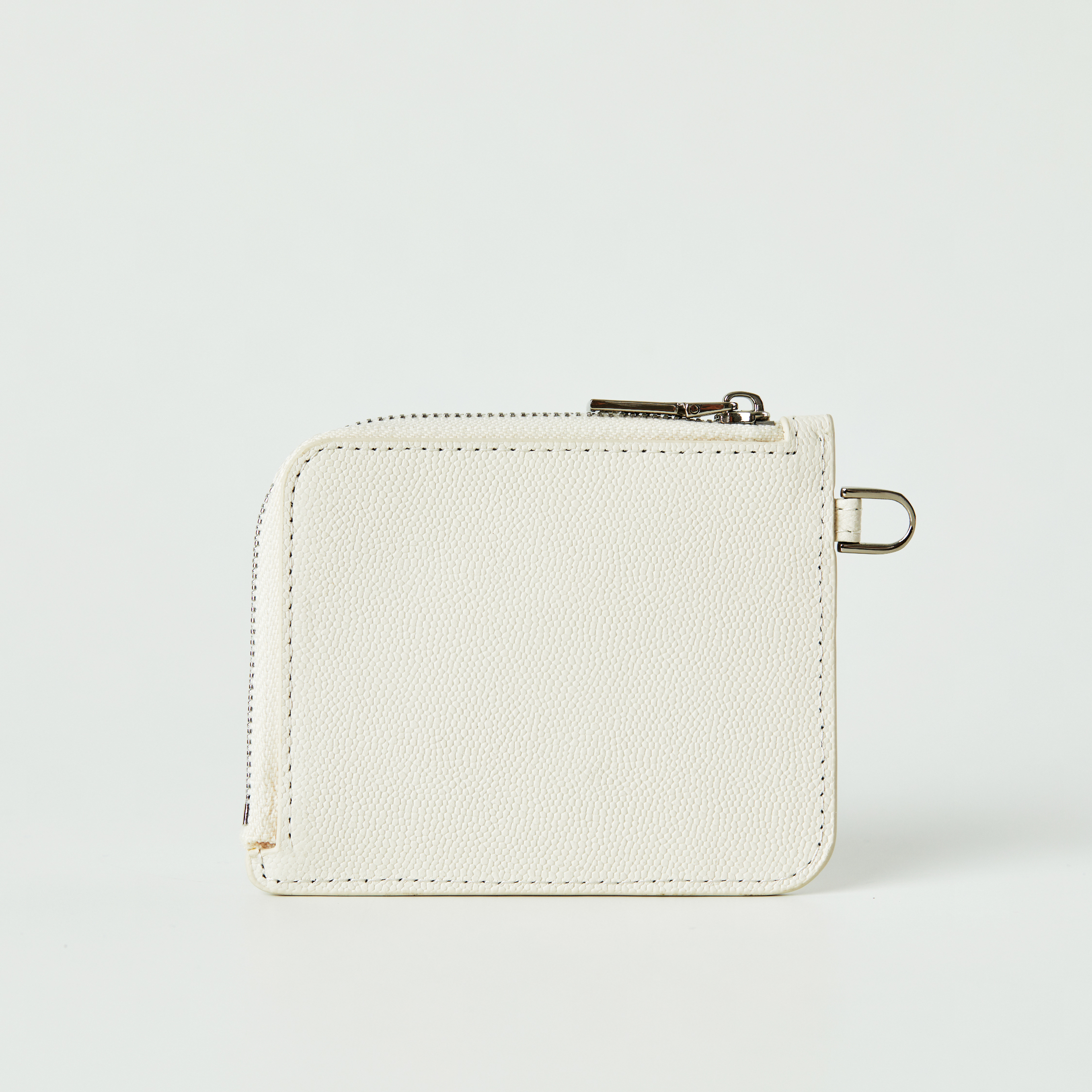 소나무뉴욕 백꾸미기 소가죽 테이크 포켓 지퍼 카드지갑 Fino / 케비어 가죽 아이보리 - 상세 이미지 2