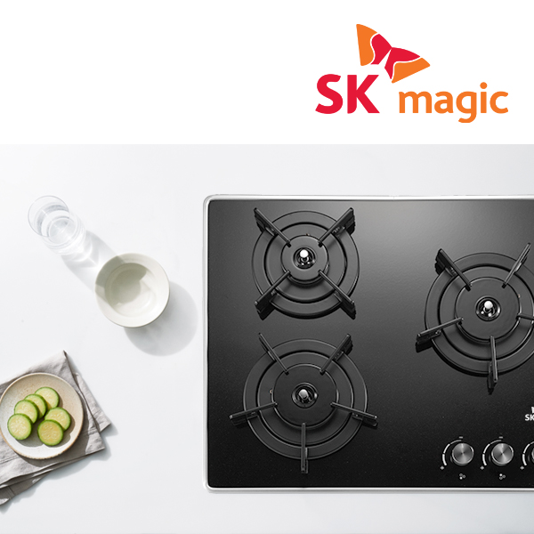 3구 빌트인 블랙펄 가스 쿡탑 레인지 GRAB301K 건전지식 LNG