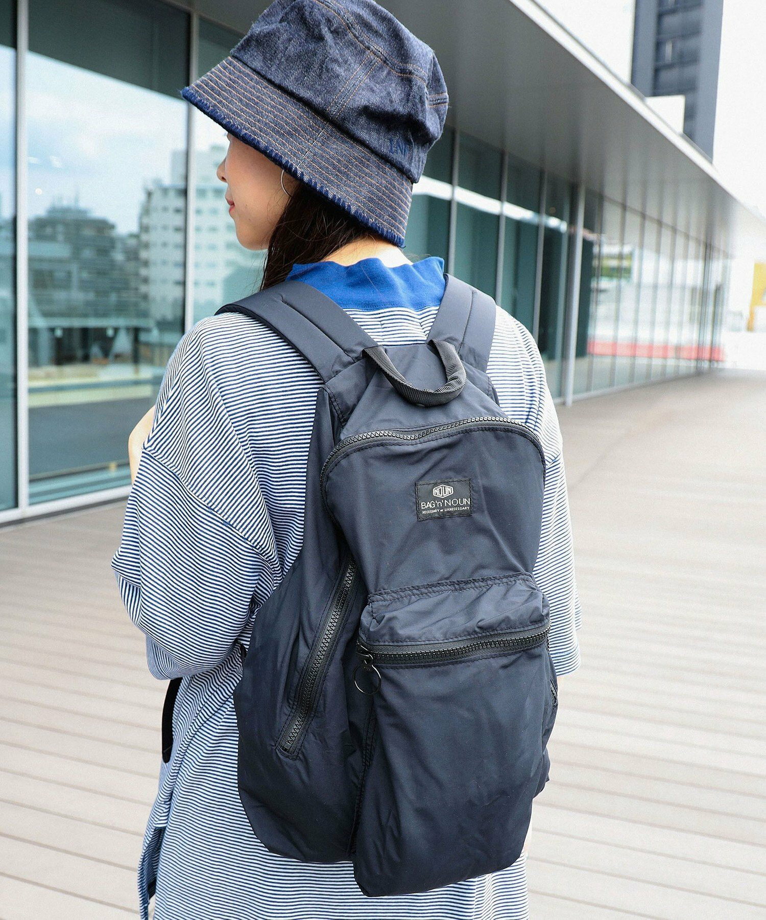 백앤나운 BAG n NOUN DAY PACK Mat 데이팩 백팩 가방 블랙 - 상품 이미지