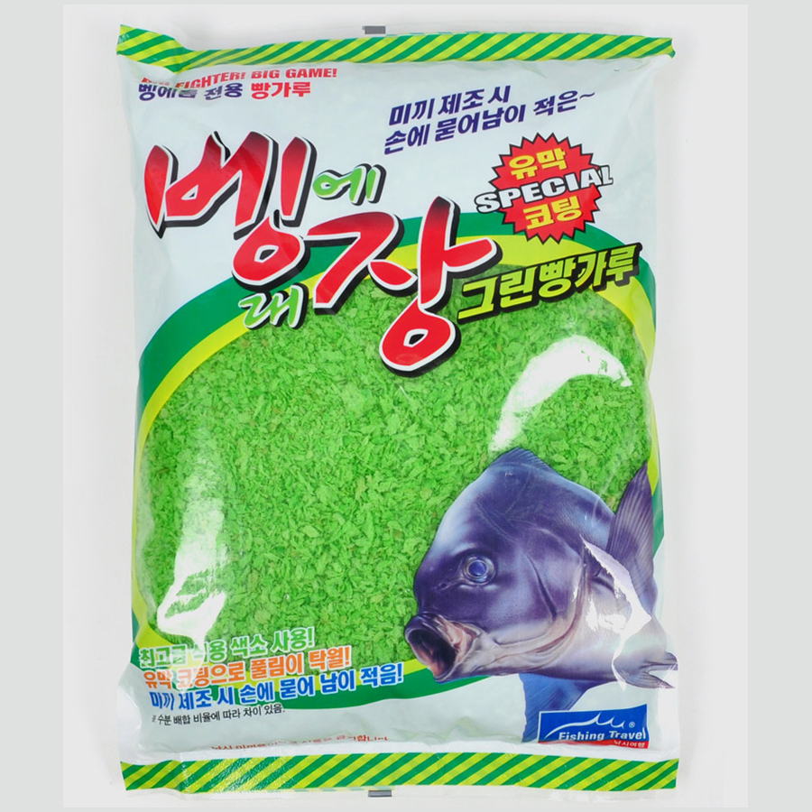낚시여행 벵에대장 벵에돔 녹색 빵가루 1박스 12개입 벵장 파우더 집어제 떡밥 - 상세 이미지 5
