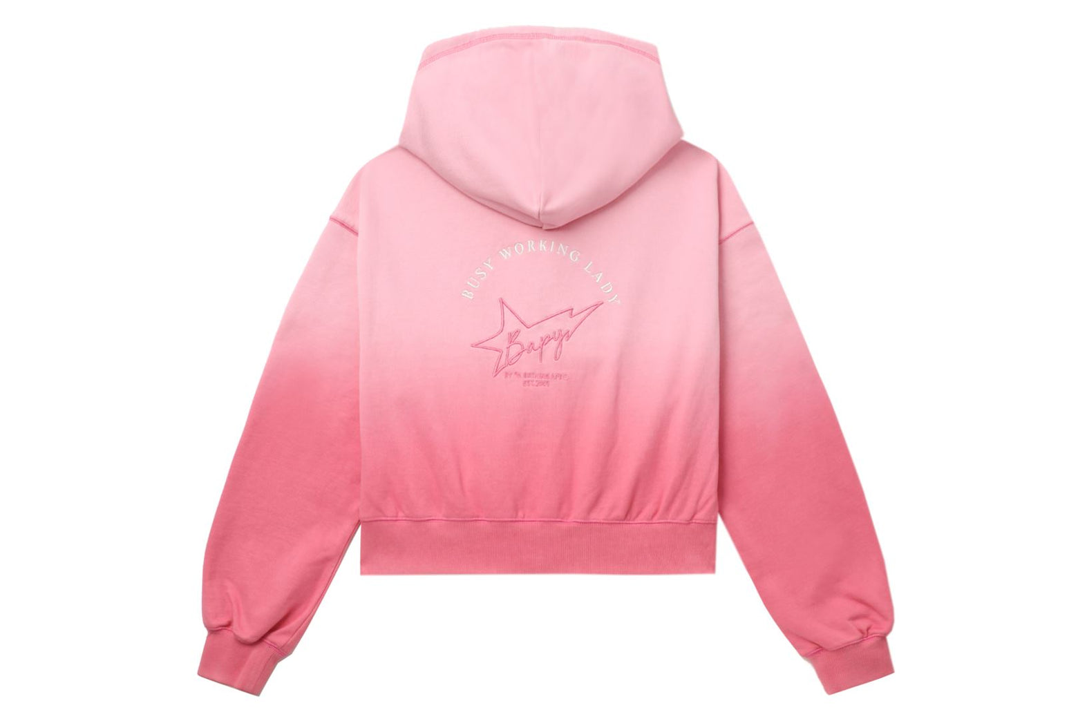 베이프 우먼즈 후드집업 BAPY GRADIENT FULL ZIP HOODIE YK70-215-301 - 상세 이미지 3