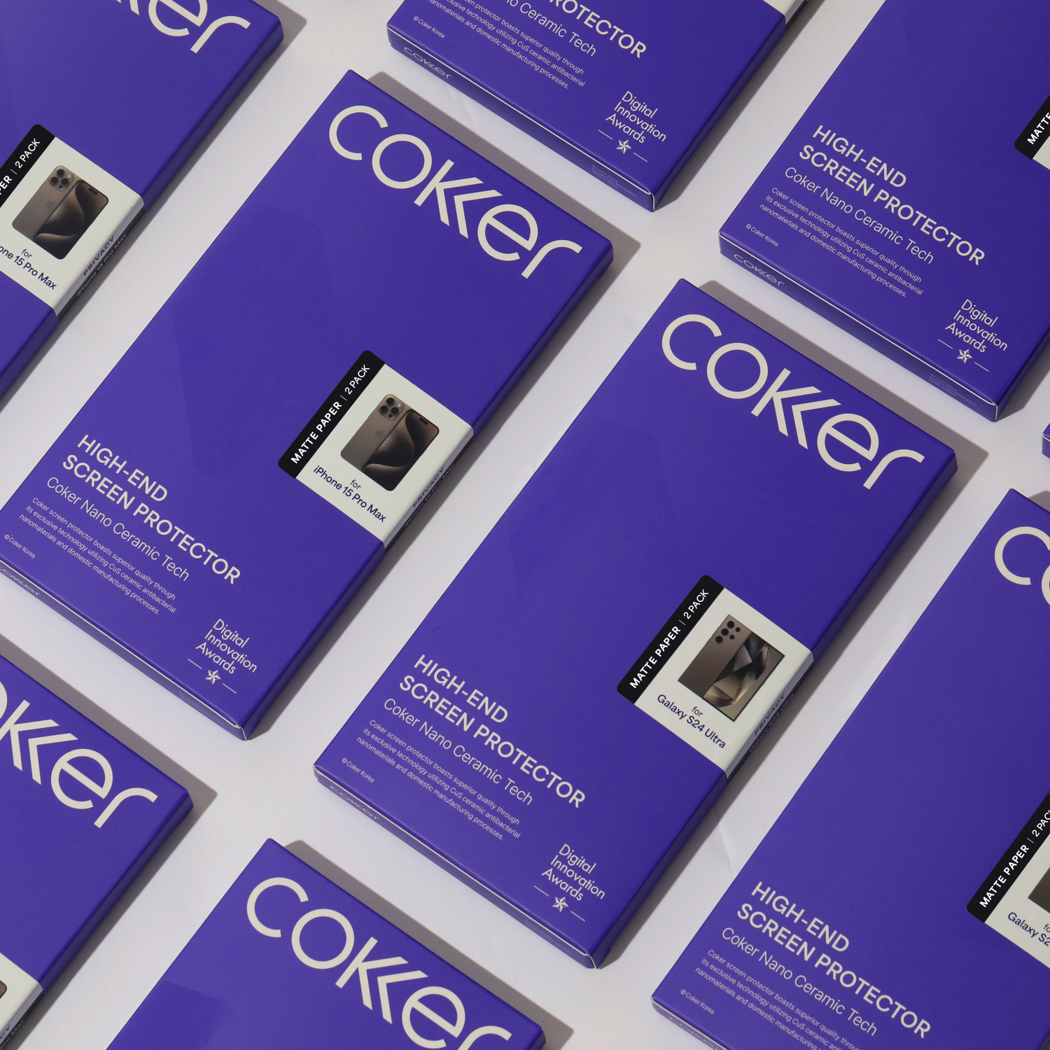 [내일배송] 코커 종이질감 아이폰 액정 보호필름 아이폰14 프로, 2매입