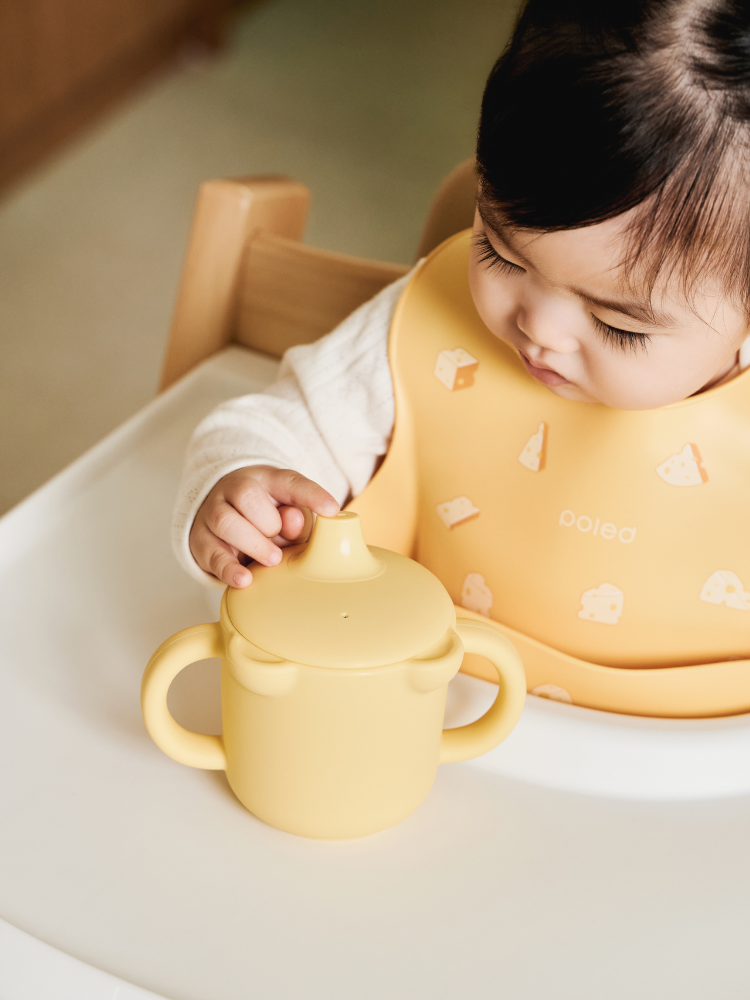 폴레드 키드키친 실리콘 3in1 올에이지 전연령 양손 시피 빨대 스파우트 컵