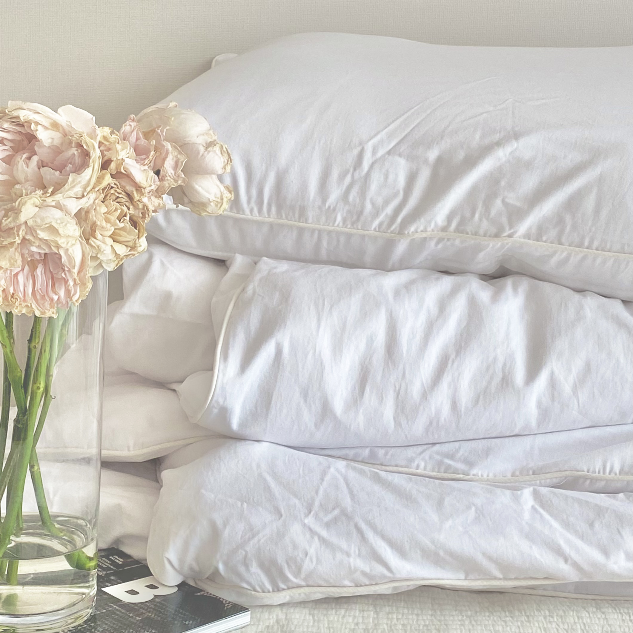 사계절 먼지없는 순면 천연 광목 환절기 간절기 비염 호텔 워싱 이불커버 S/SS