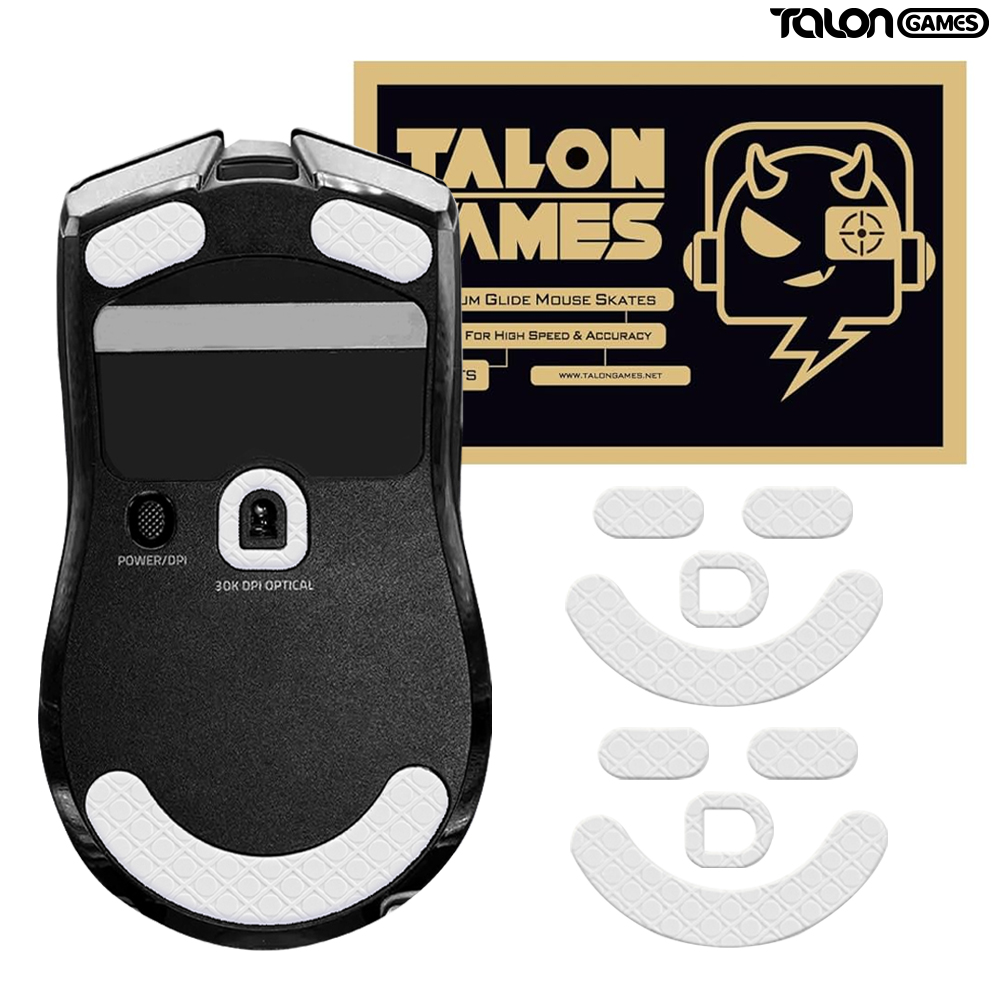 레이저 바이퍼 V2 PRO 마우스피트 3D 2개입 마우스스티커 탈론게임즈