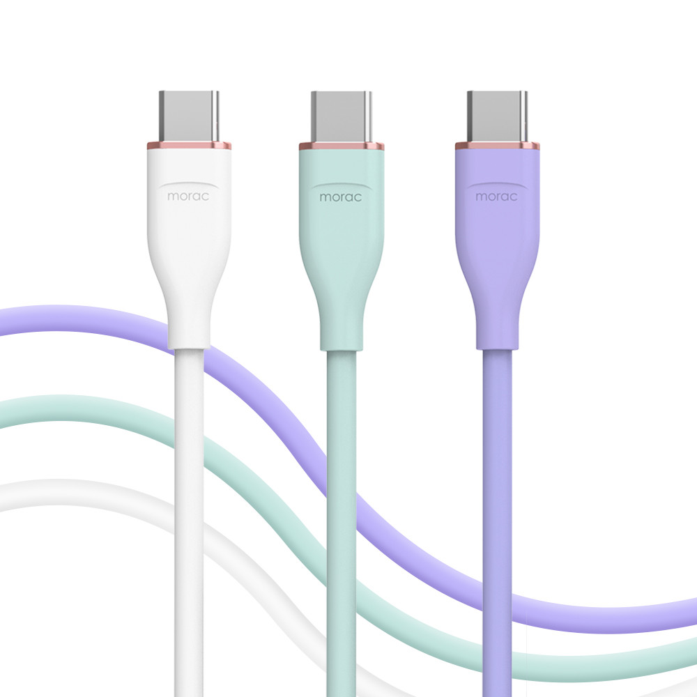 모락 츄잉 60W USB C to C 타입 PD 초고속 충전 케이블 1.5m - 상품 이미지