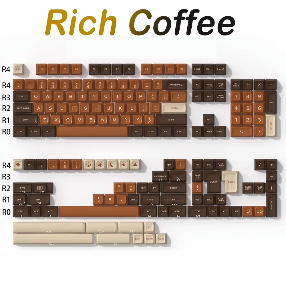 리치 커피 Rich coffee SA 프로파일 더블 샷 키캡 ABS 173키 이미지 6