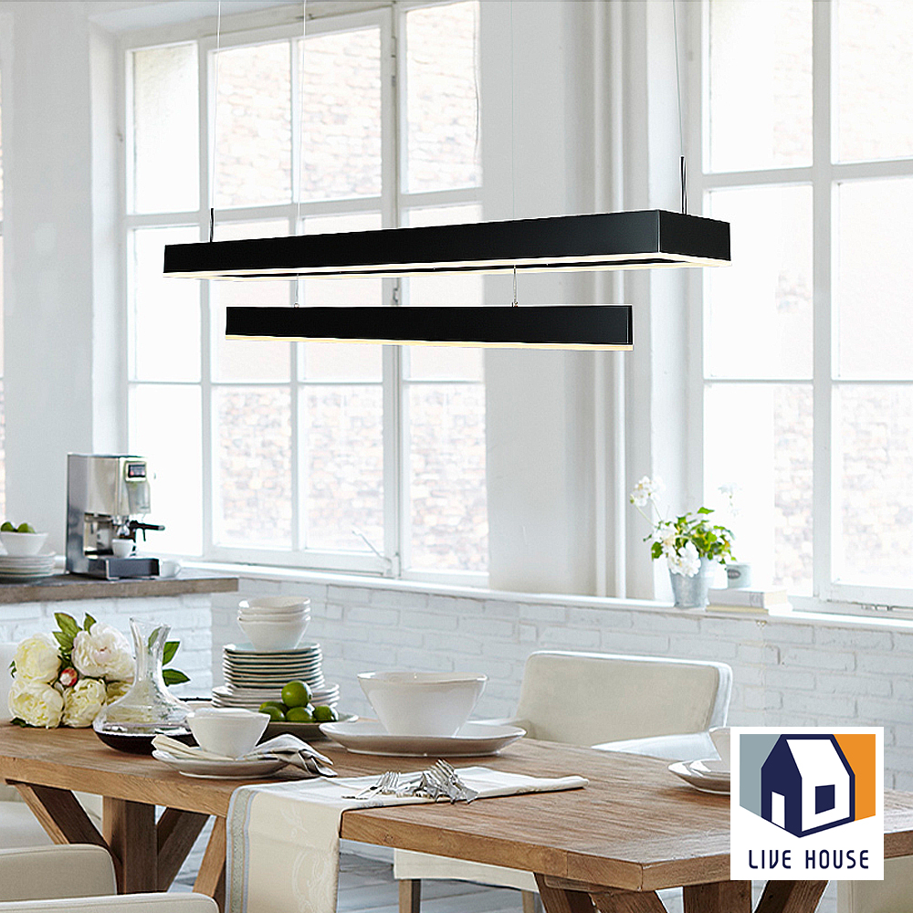 LED 식탁등 모빌 펜던트 조명 무드등 인테리어 조명 블랙 40w - 메인 이미지