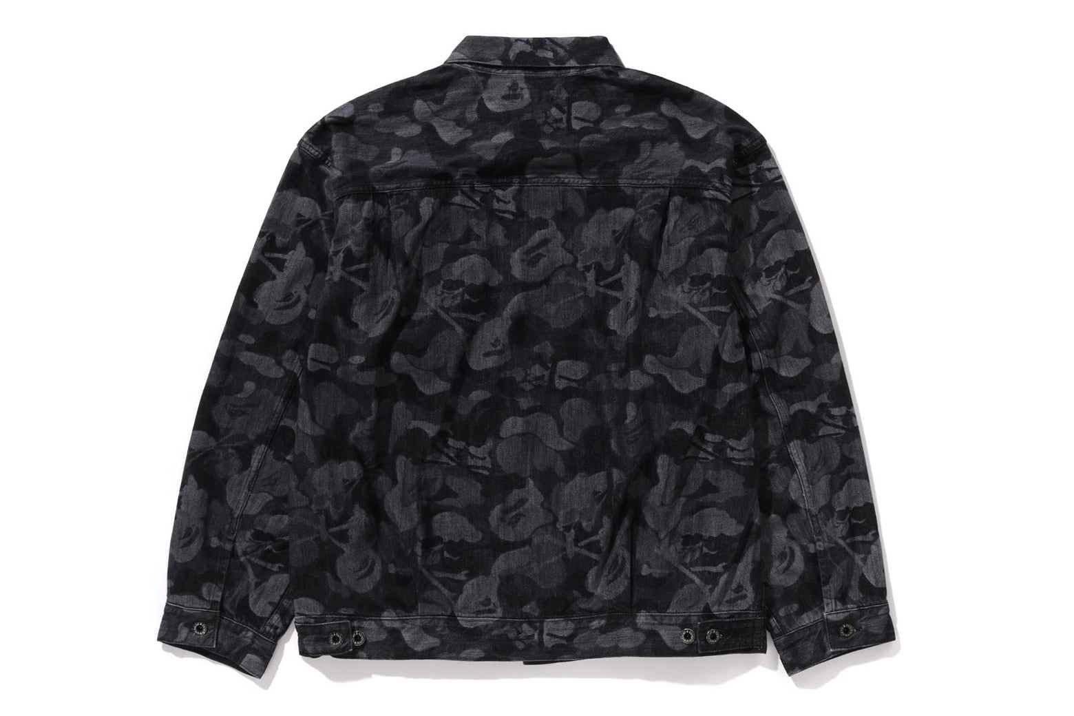 베이프 자켓 BAPE X MMJ SKULL CAMO 12 OZ DENIM JACKET 14TH 1K73-140-902 - 상세 이미지 3