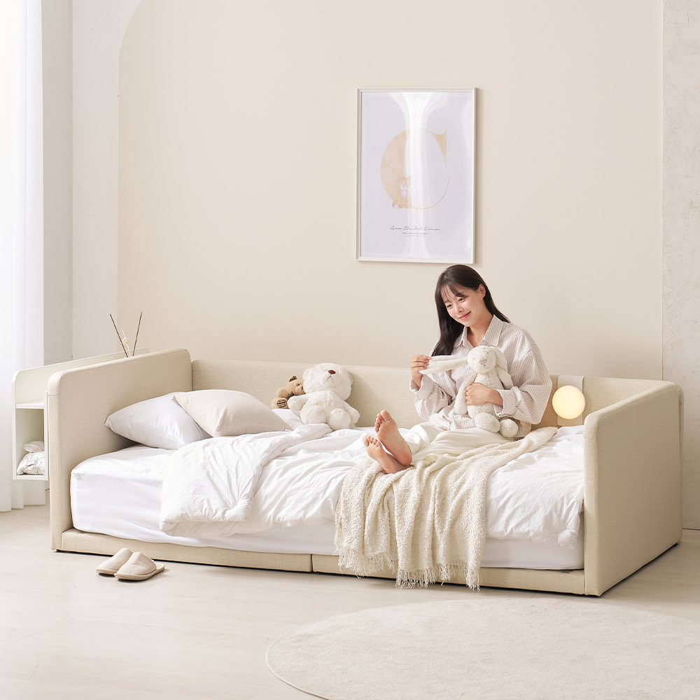 노아 슈퍼싱글 저상형 데이베드 가드 침대 SS