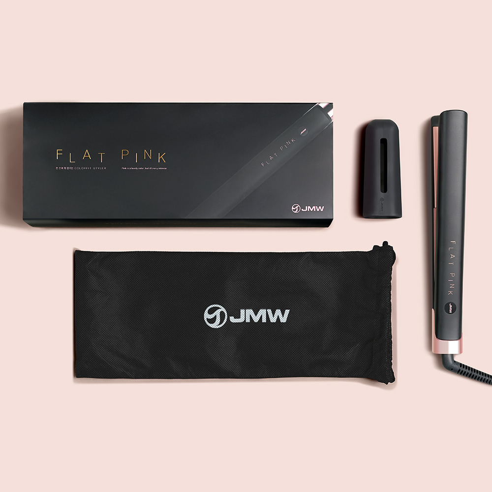 신제품 JMW 플랫핑크 SW3A01MA 무빙쿠션 프리볼트 고데기 매직기