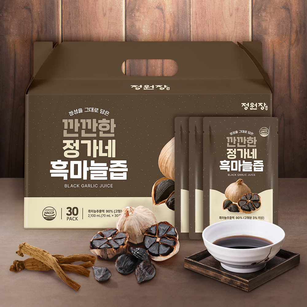 정원장 깐깐한 정가네 의성 흑마늘즙 진액 30개입 1박스 - 상세 이미지 2