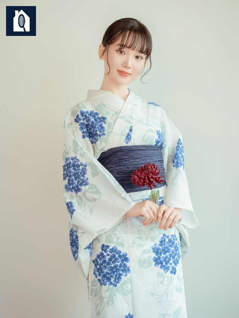 기모노 사쿠라 벚꽃 일본 유카타 전통 의상 - 상세 이미지 2