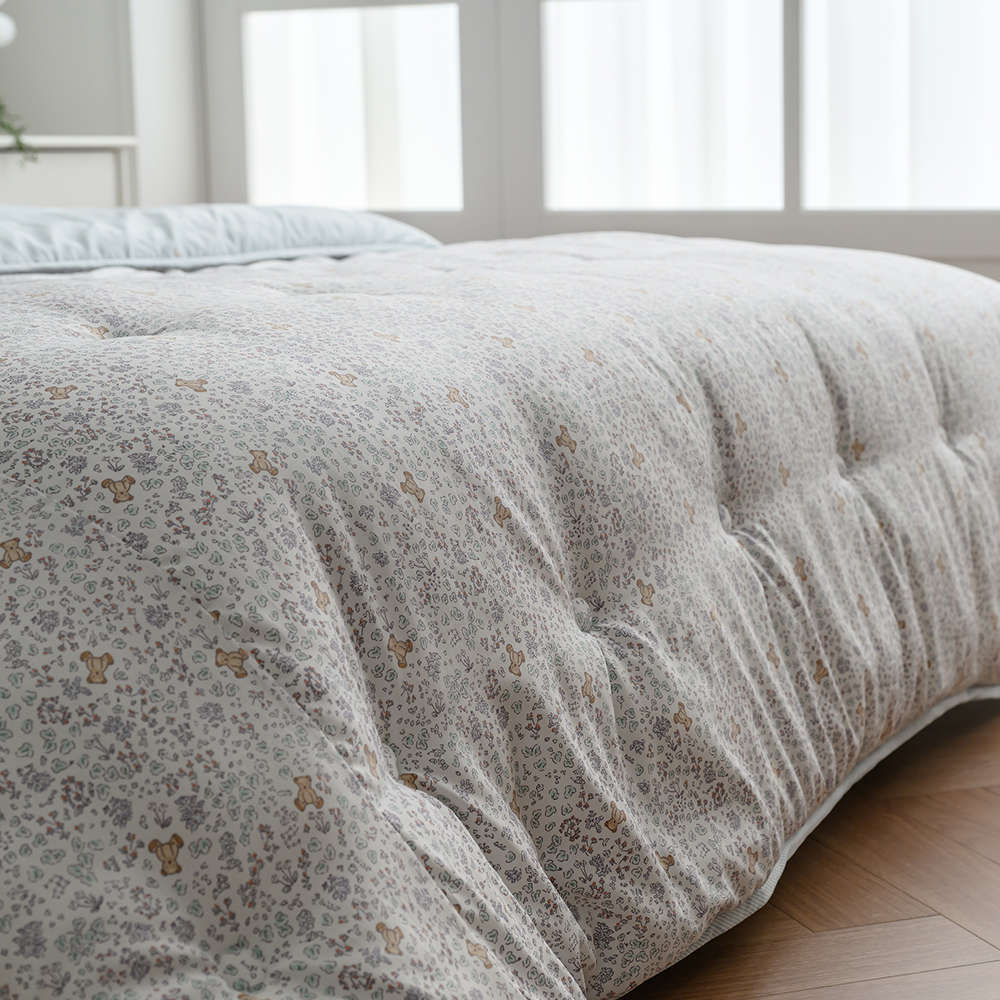 모달이불 귀여운 곰돌이패턴 소미 SS Q 수앤지 사계절이불