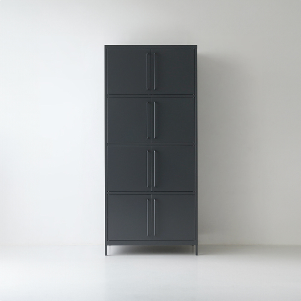 피도르 캐비넷 8문 수납장 9132030 913x455x2070mm, 4단, 화이트 2596.5067 - 상세 이미지 5
