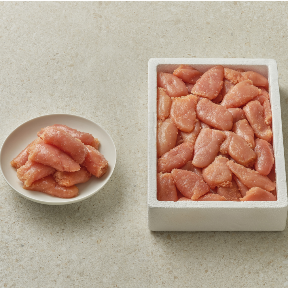 덕화명란 대용량 송송 명란 1kg (못난이 송송 업소용 저염 무색소 벌크 요리용 사업자) 이미지 4