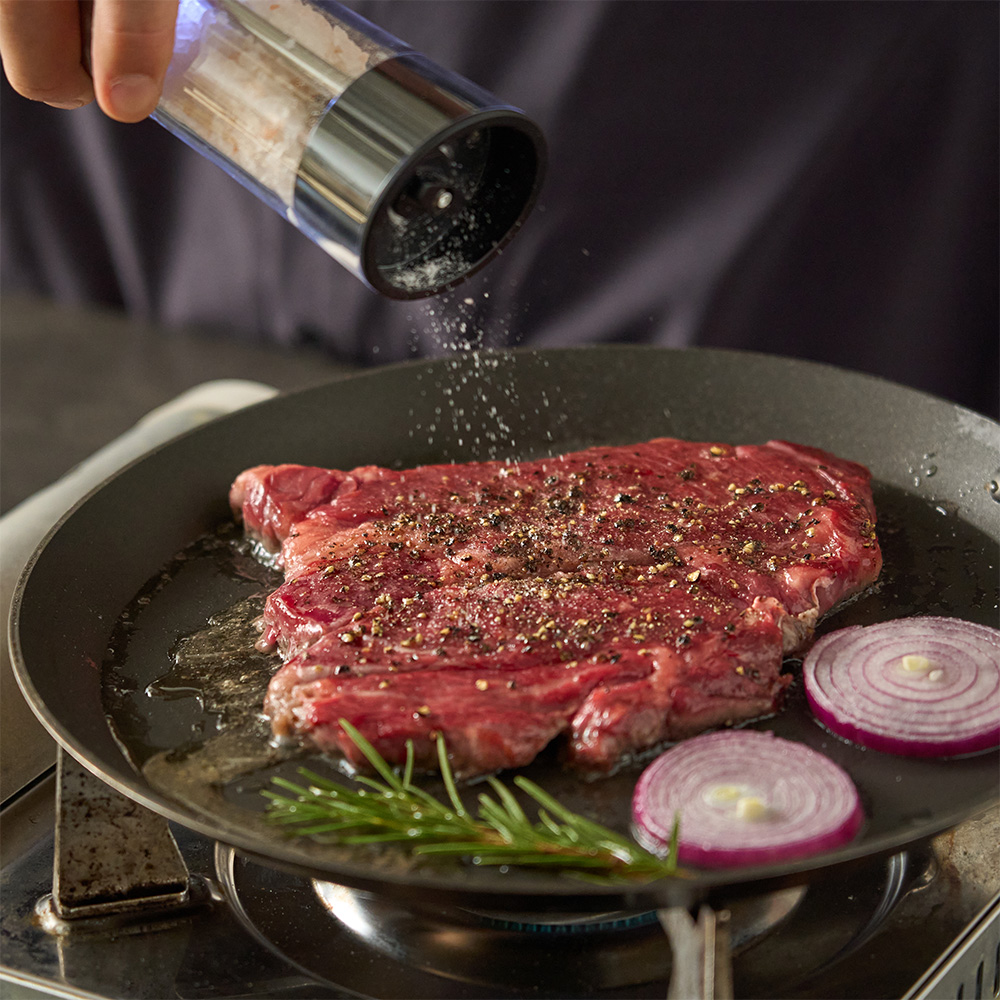 프로살림 충전식 전동 후추 그라인더 자동 소금