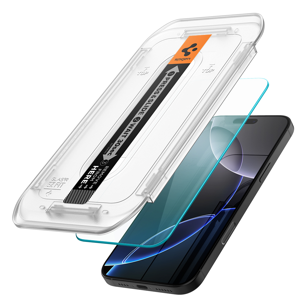 강화유리 액정 보호 필름 글라스tR 이지핏 아이폰16 프로, 2매입