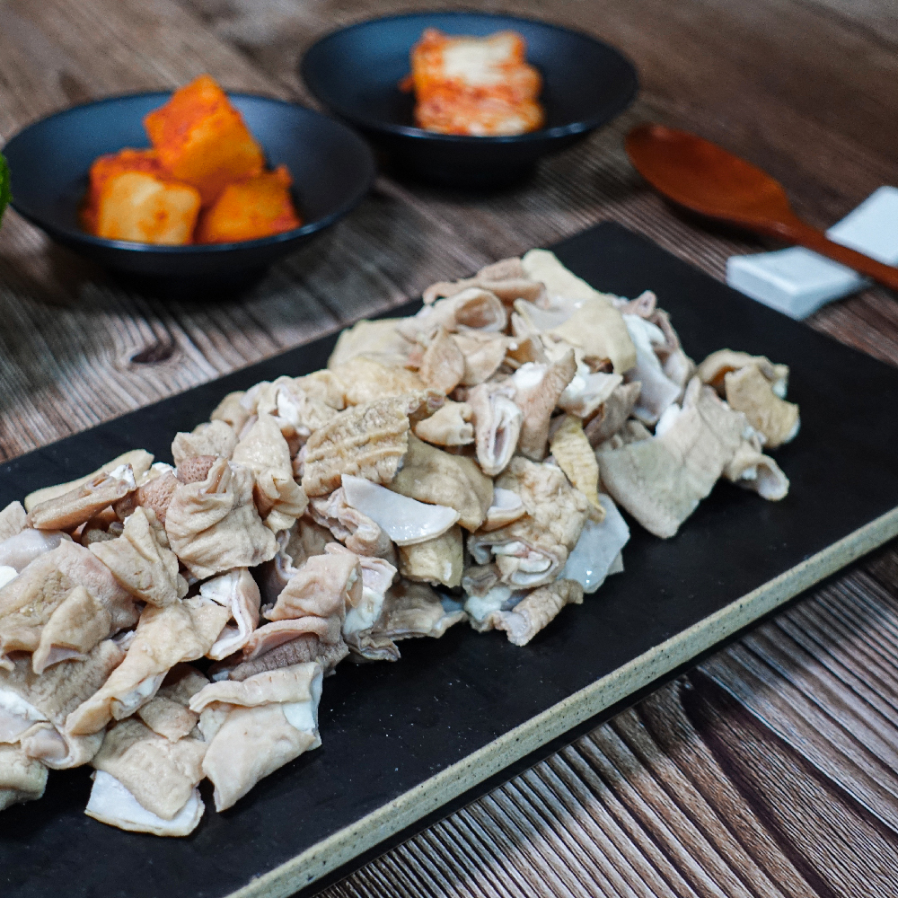 모두의국밥 소창 슬라이스 2kg 순대국밥재료 돼지내장 분식집 부산물 돈두슬라이스 뽈살 - 상세 이미지 3