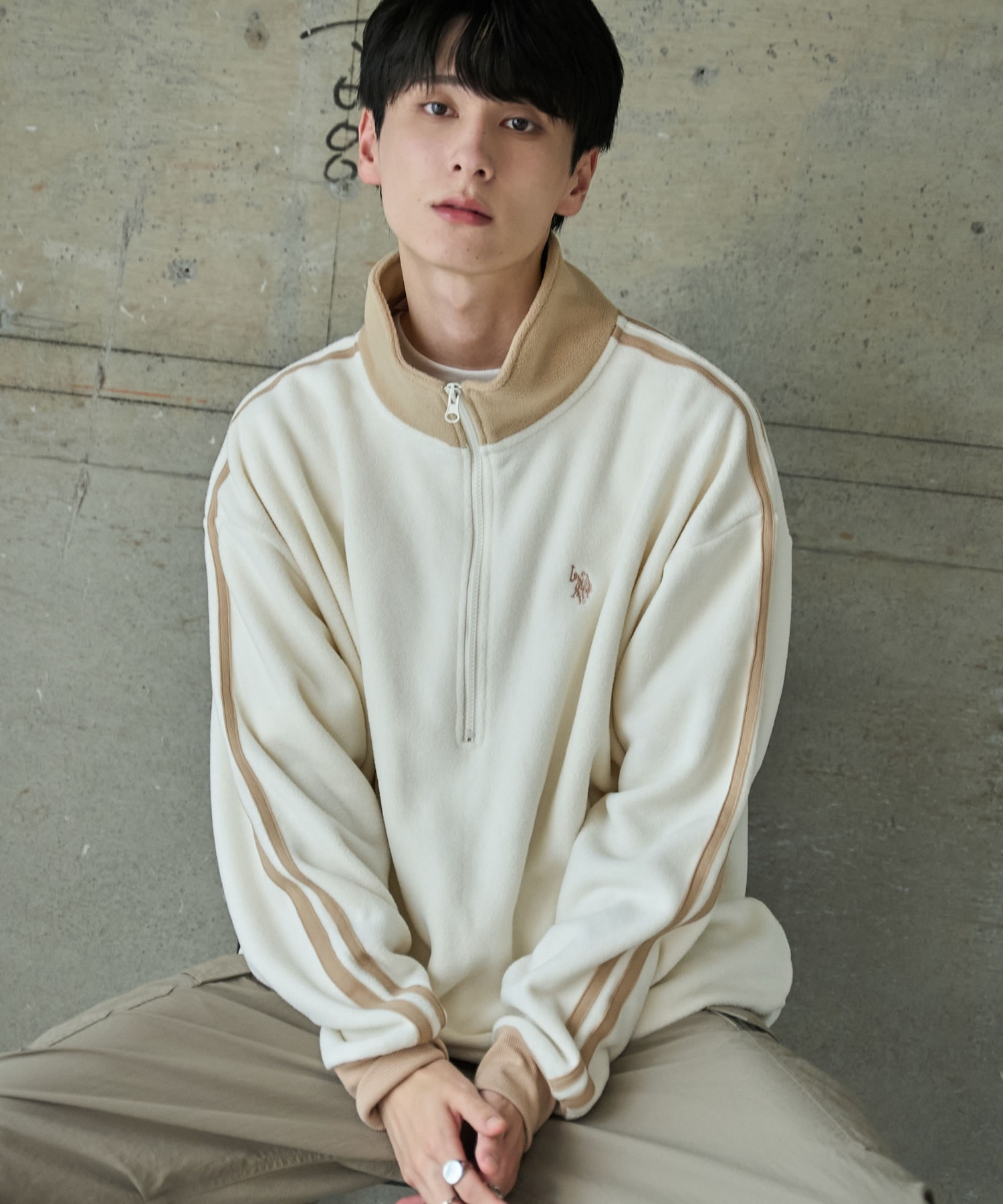 24FW U.S. Polo Assn 폴로 반집업맨투맨 플리스맨투맨 남녀공용 상세 이미지 52