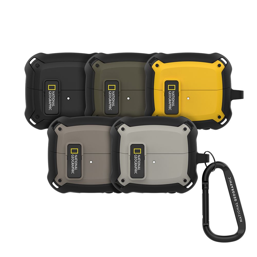 버즈 3 3프로 내셔널지오그래픽 러기드 범퍼 락 케이스