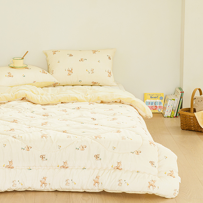 세사온라인 키즈 캐릭터 웰포그니 극세사 겨울 차렵베개세트 SS