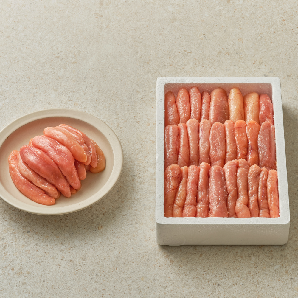 덕화명란 대용량 송송 명란 1kg (못난이 송송 업소용 저염 무색소 벌크 요리용 사업자) 이미지 3