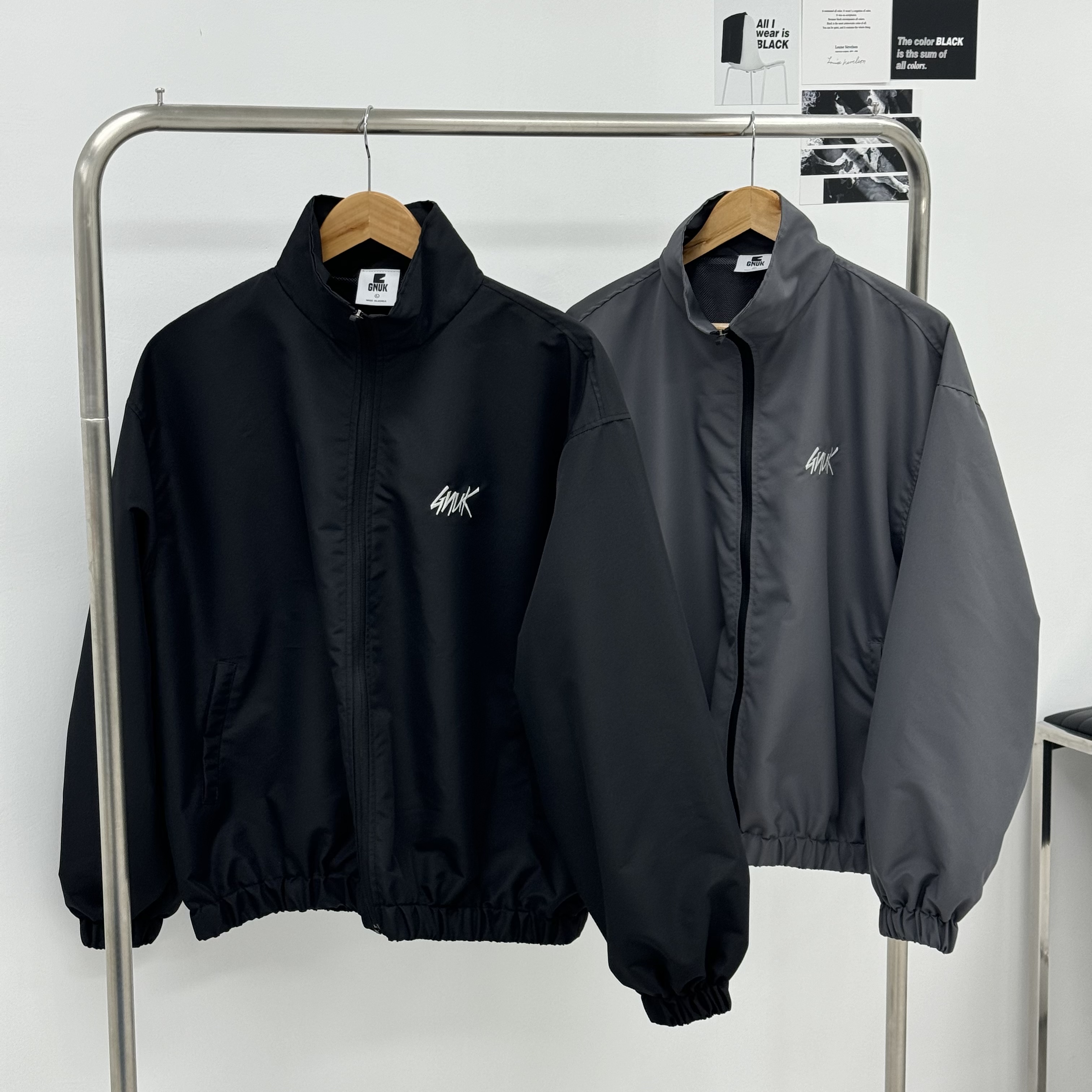 그누크 바람막이 웜업 자켓 트레이닝 집업 짐웨어 2컬러