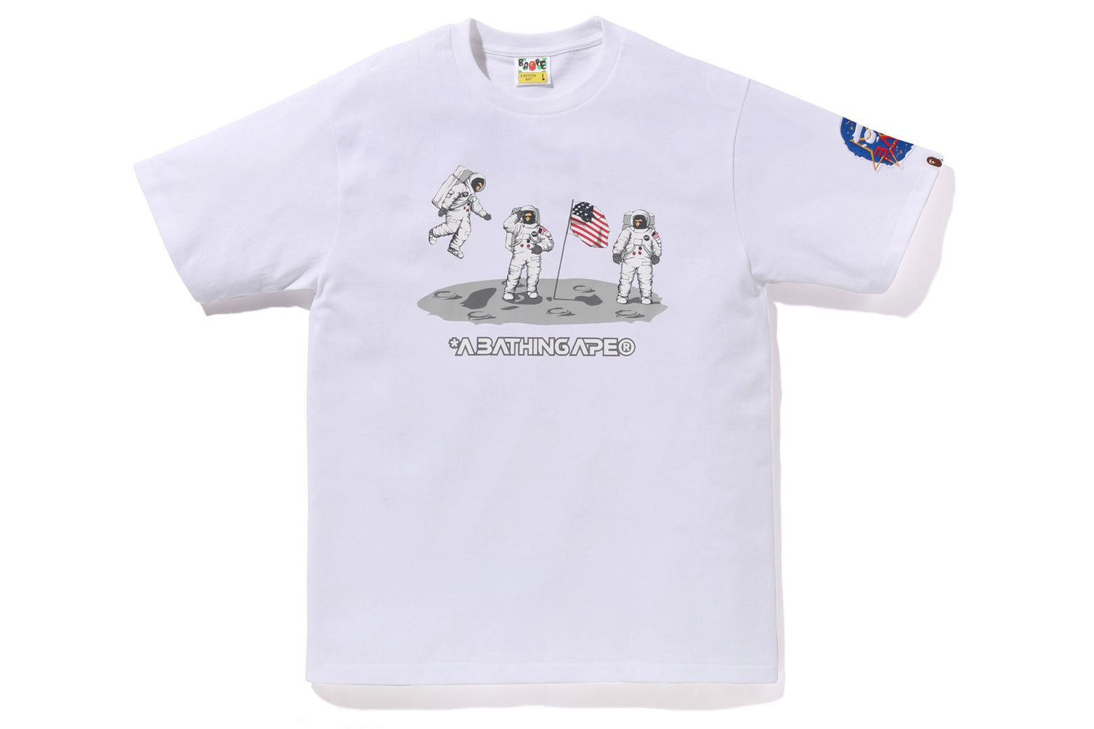 베이프 반팔티 MOON LANDING TEE 1K70-110-015 - 상세 이미지 2