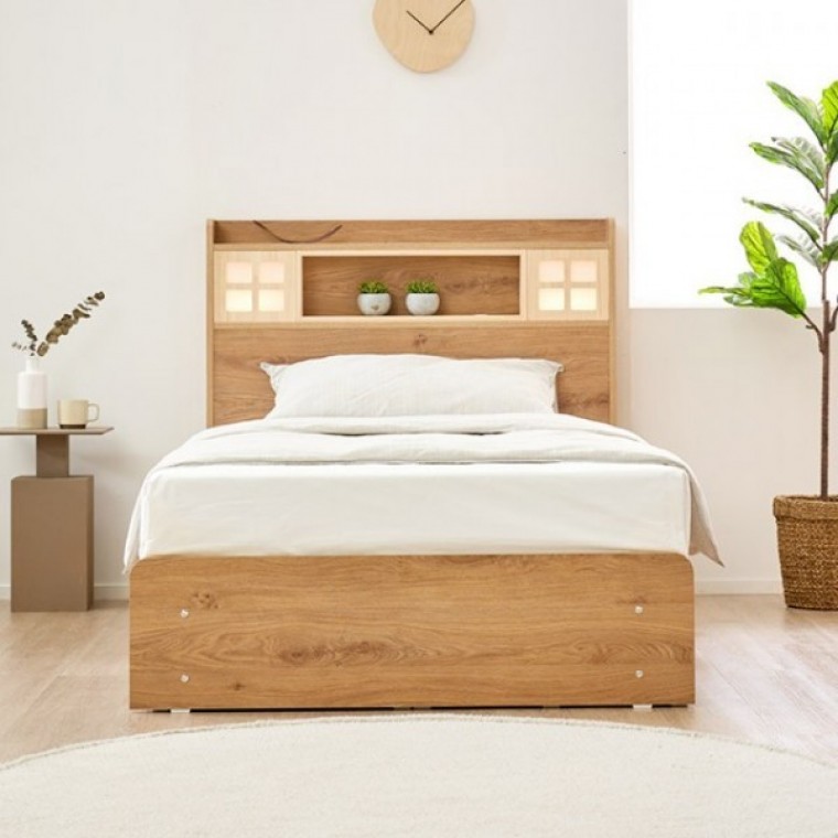가구산책 LED 서랍 수납침대 SS GN172 - 상품 이미지